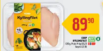Coop Prix COOP KYLLINGFILET tilbud