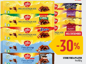 Coop Prix STORE FREIA PLATER tilbud
