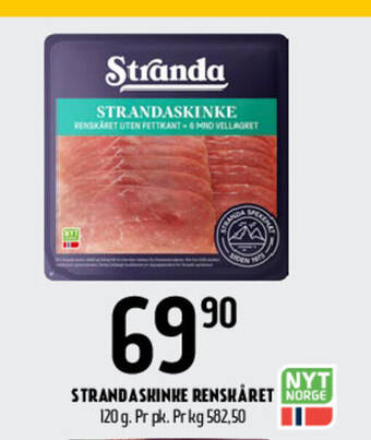 Coop Prix STRANDASKINKE RENSKÅRET tilbud