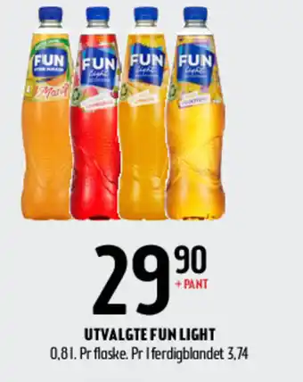 Coop Prix UTVALGTE FUN LIGHT tilbud