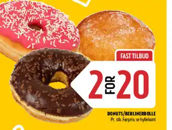 Coop Prix DONUTS/BERLINERBOLLE tilbud