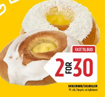 Coop Prix SKOLEBRØD/SOLBOLLER tilbud