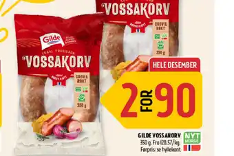 Coop Prix GILDE VOSSAKORV tilbud