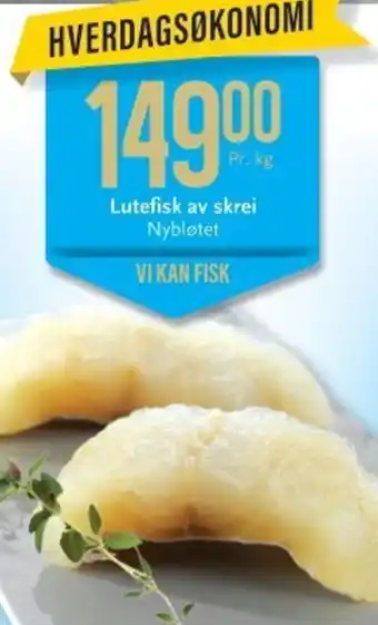Lutefisk av skrei
