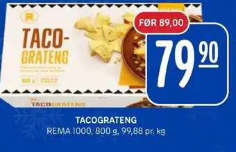 Rema 1000 TACOGRATENG REMA 1000 tilbud