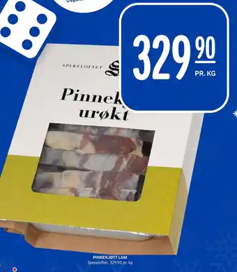 Rema 1000 PINNEKJØTT LAM Spekeloftet tilbud