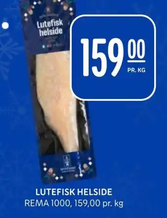 Rema 1000 LUTEFISK HELSIDE tilbud