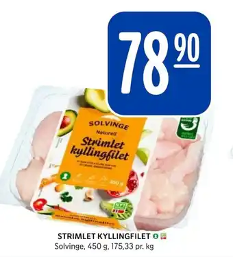 Rema 1000 STRIMLET KYLLINGFILET Solvinge tilbud