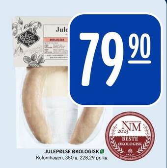 Rema 1000 JULEPØLSE ØKOLOGISK tilbud