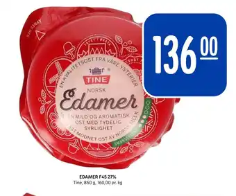 Rema 1000 EDAMER F45 27% Tine tilbud