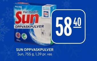 Rema 1000 SUN OPPVASKPULVER tilbud