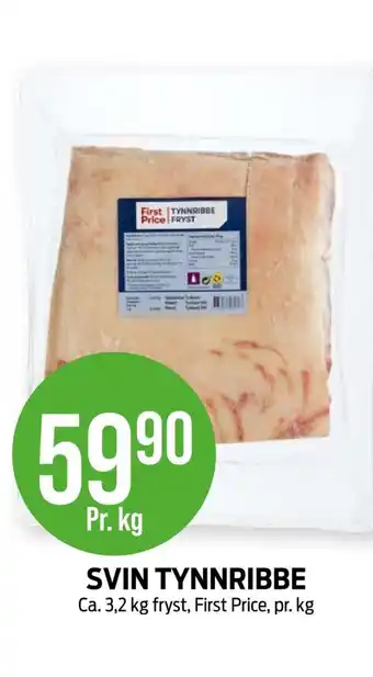 Kiwi SVIN TYNNRIBBE First Price tilbud