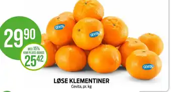 Kiwi LØSE KLEMENTINER tilbud