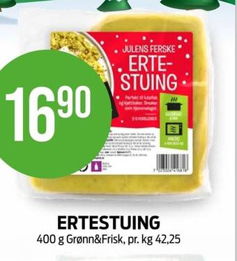 Kiwi ERTESTUING 400 g Grønn&Frisk tilbud