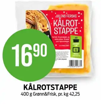 Kiwi KÅLROTSTAPPE 400 g Grønn&Frisk tilbud