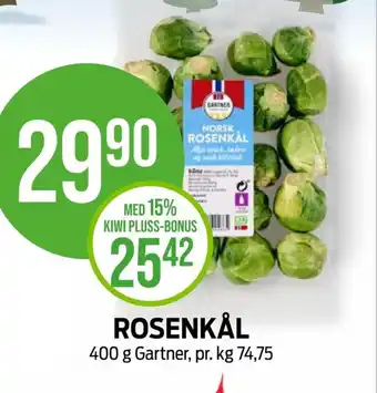 Kiwi ROSENKÅL 400 g tilbud