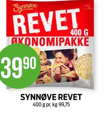 Kiwi SYNNØVE REVET 400 g tilbud