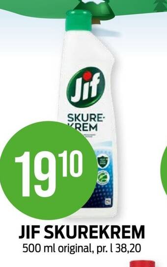 Kiwi JIF SKUREKREM 500 ml tilbud
