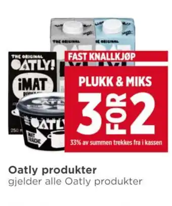 Meny Oatly produkter tilbud