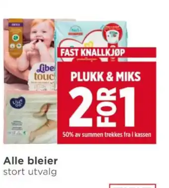 Meny Alle bleier tilbud