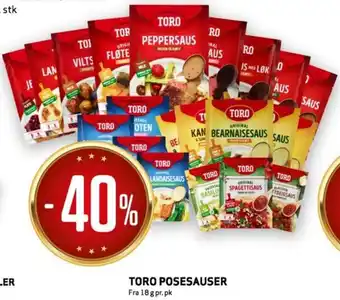 Bunnpris TORO POSESAUSER tilbud