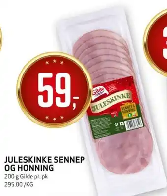 Bunnpris JULESKINKE SENNEP OG HONNING tilbud