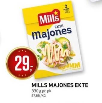 Bunnpris MILLS MAJONES EKTE tilbud