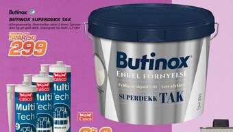 Coop Byggmix Butinox superdekk tak tilbud