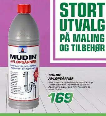 Coop Byggmix Mudin avløpsåpner tilbud