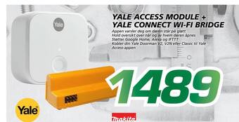 Coop Byggmix Yale access module + yale connect wi-fi bridge tilbud