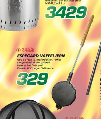 Coop Byggmix Espegard vaffeljern tilbud