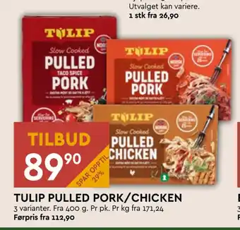 Coop Mega Tulip pulled pork/chicken tilbud