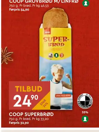 Coop Mega Coop superbrød tilbud