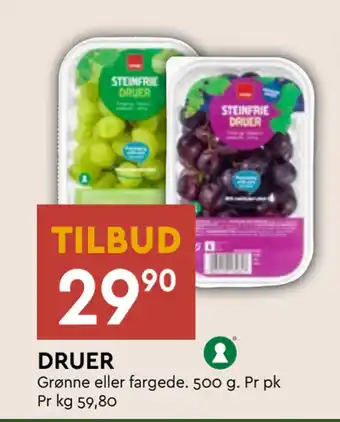 Coop Mega Druer tilbud