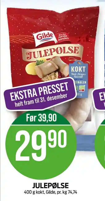 Kiwi Julepølse tilbud