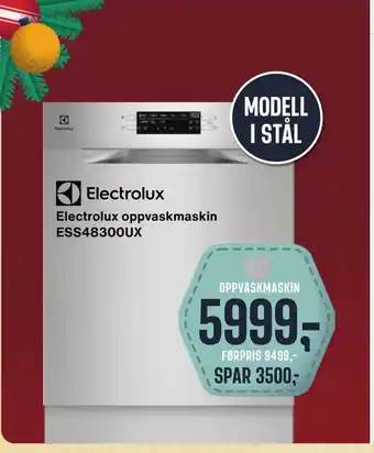 Skousen Electrolux oppvaskmaskin ess48300ux tilbud