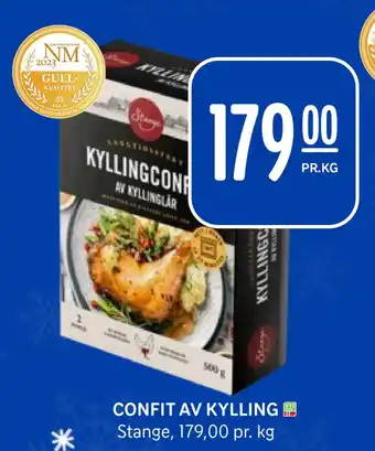 Rema 1000 Confit av kylling tilbud