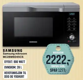 Skousen Samsung mikroovn mc28m6045cs tilbud