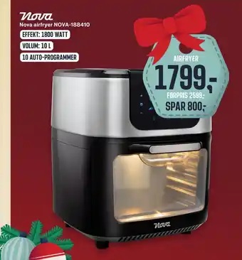 Skousen Nova airfryer nova-188410 tilbud