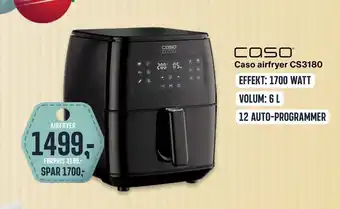 Skousen Caso airfryer cs3180 tilbud