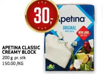 Bunnpris APETINA CLASSIC CREAMY BLOCK tilbud