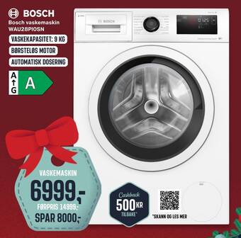 Skousen Bosch vaskemaskin wau28pi0sn tilbud