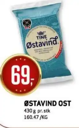 Bunnpris ØSTAVIND OST tilbud