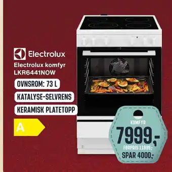 Electrolux komfyr lkr6441now