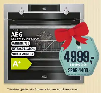 Skousen Aeg ovn bcs456320m tilbud