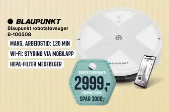 Skousen Blaupunkt robotstøvsuger b-100508 tilbud
