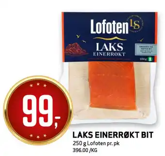 Bunnpris Laks einerrøkt bit tilbud