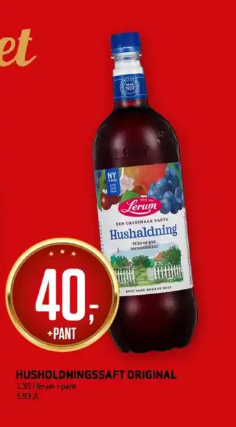 Bunnpris Husholdningssaft original tilbud