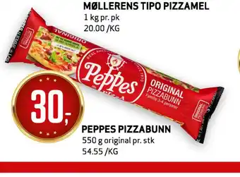 Bunnpris Peppes pizzabunn tilbud