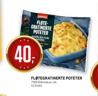 Bunnpris Fløtegratinerte poteter tilbud